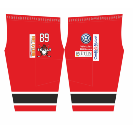 Pantalon de Match rouge - Les Skulls de Melun